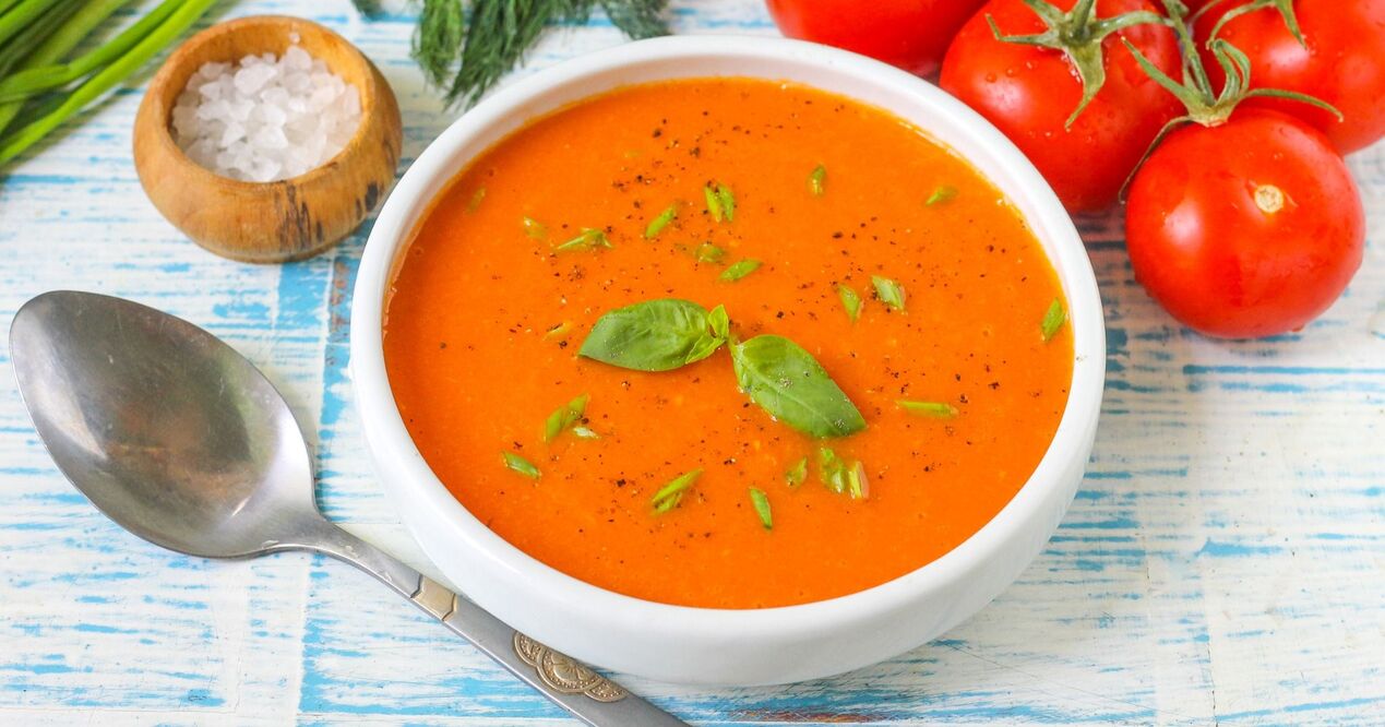 tomato soup puree in a favorite diet